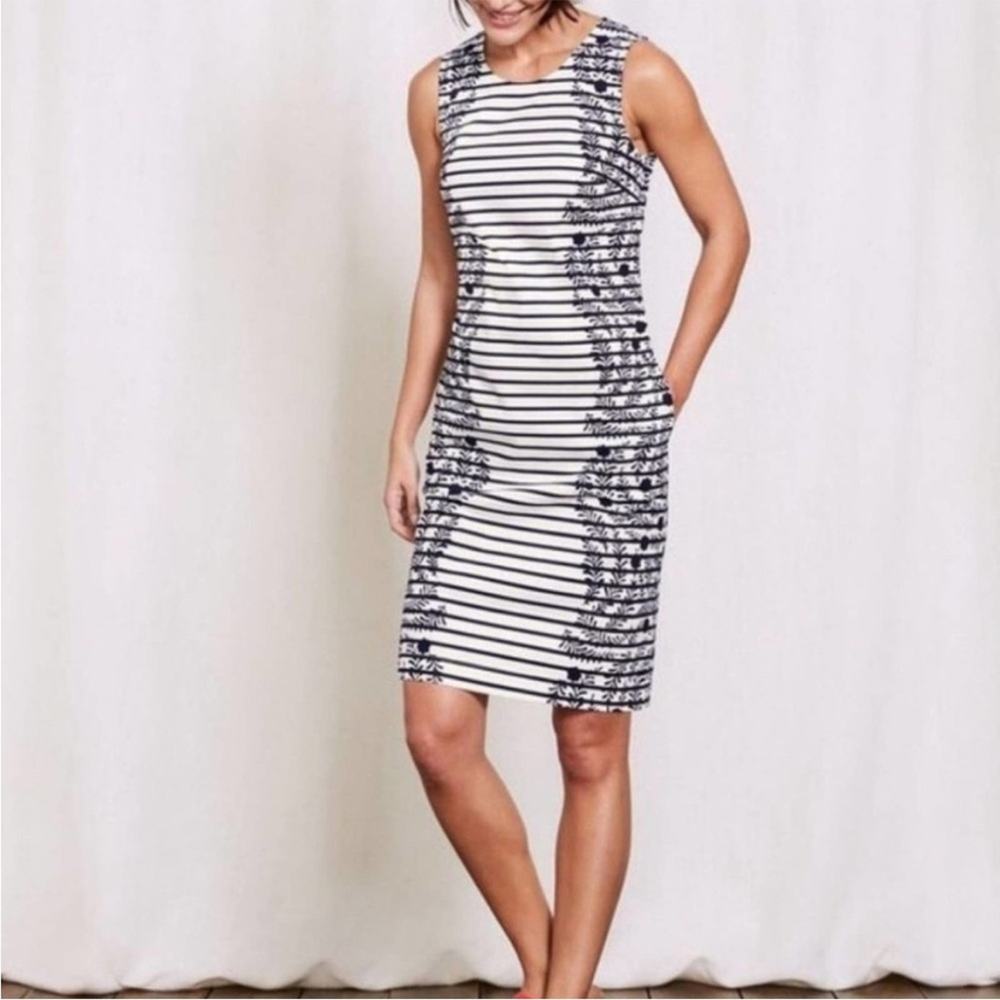 Boden Porto Sleeveless Sheath Dress Size 6R